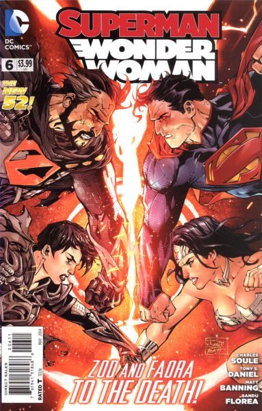 Superman / Wonder Woman Until The End |  Issue#6A | Year:2014 | Series:  | Pub: DC Comics | Tony S. Daniel Regular Cover