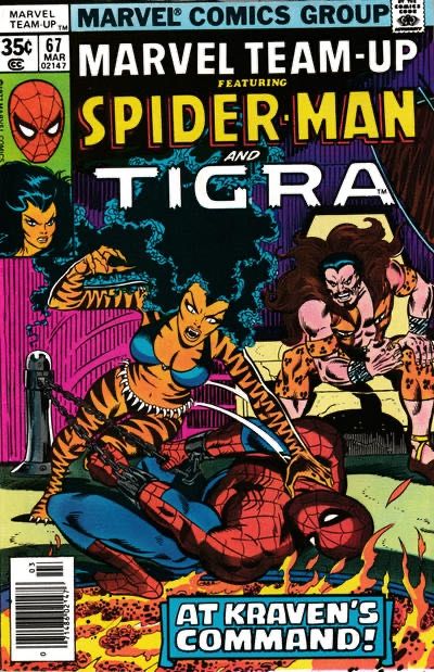 Marvel Team-Up, Vol. 1 Spider-Man And Tigra: Tigra, Tigra, Burning Bright! |  Issue
