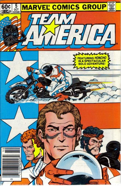 Team America Dark Machine! Story and cover reprinted from issue 4. |  Issue#5B | Year:1982 | Series:  | Pub: Marvel Comics | Newsstand Edition
