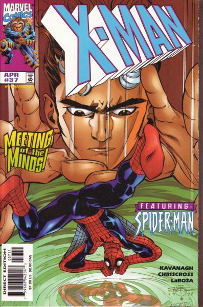 X-Man Breaking Point |  Issue#37A | Year:1998 | Series: X-Men | Pub: Marvel Comics | Direct Edition