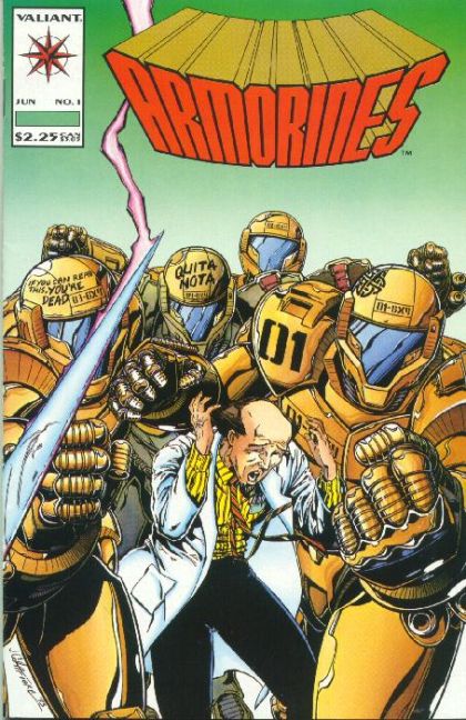 Armorines, Vol. 1 Fathoms Below, Part 1: White Death |  Issue#1A | Year:1994 | Series:  | Pub: Valiant Entertainment | Jim Calafiore & Eric Lusk Regular