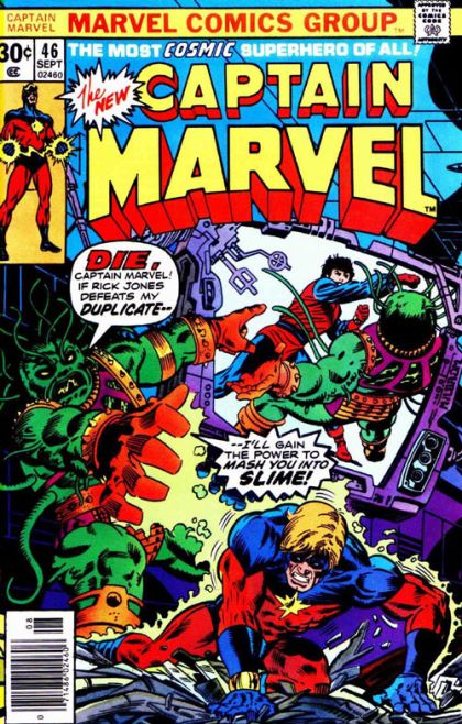 Captain Marvel, Vol. 1 Only One Can Win! |  Issue#46A | Year:1976 | Series: Captain Marvel | Pub: Marvel Comics |