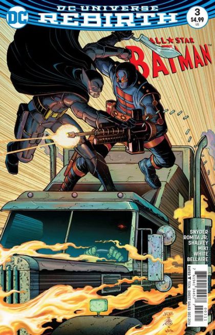 All-Star Batman My Own Worst Enemy, Part 3 / The Cursed Wheel Part 3 |  Issue#3A | Year:2016 | Series: Batman | Pub: DC Comics | Regular John Romita Jr. Cover