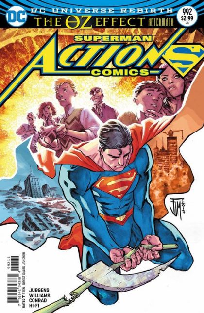 Action Comics, Vol. 3 The Oz Effect, After Effects |  Issue#992A | Year:2017 | Series: Superman | Pub: DC Comics | Francis Manapul Regular
