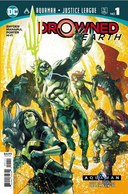 Aquaman / Justice League: Drowned Earth Drowned Earth - Drowned Earth, Drowned Earth Finale |  Issue#1A | Year:2018 | Series:  | Pub: DC Comics | Regular Francis Manapul Cover