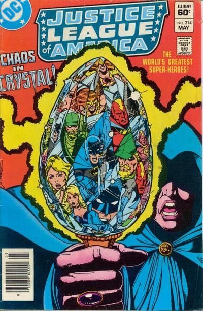 Justice League of America, Vol. 1 Into The Microcosmos, The Siren Sisterhood |  Issue#214B | Year:1983 | Series: Justice League | Pub: DC Comics | Newsstand Edition