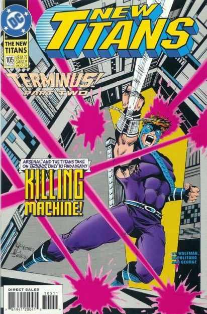 The New Titans Terminus: The Fate Of Cyborg, Terminus: The Fate Of Cyborg, Part 2 |  Issue#105 | Year:1993 | Series: Teen Titans | Pub: DC Comics |