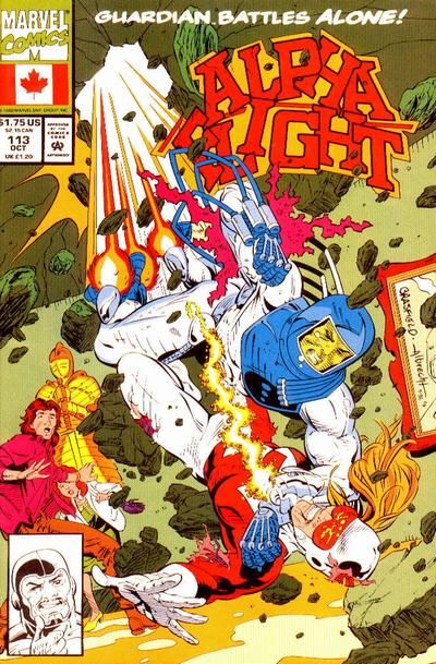 Alpha Flight, Vol. 1 Speaking of Experience |  Issue#113A | Year:1992 | Series: Alpha Flight | Pub: Marvel Comics | Direct Edition
