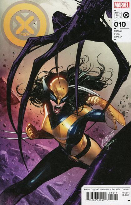 X-Men, Vol. 5 Sisterhood Of The Metal Bones |  Issue#10A | Year:2022 | Series: X-Men | Pub: Marvel Comics | Pepe Larraz Regular