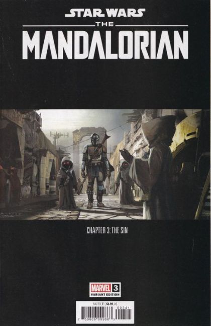 Star Wars: The Mandalorian, Vol. 1 Chapter 3 |  Issue#3D | Year:2022 | Series: Star Wars | Pub: Marvel Comics | Concept Art Variant