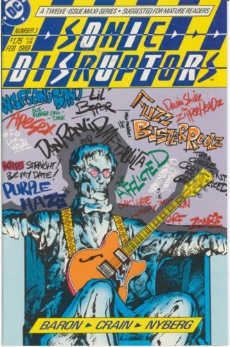 Sonic Disruptors Battle Of The Bands |  Issue#3 | Year:1988 | Series:  | Pub: DC Comics | Barry Crain Regular