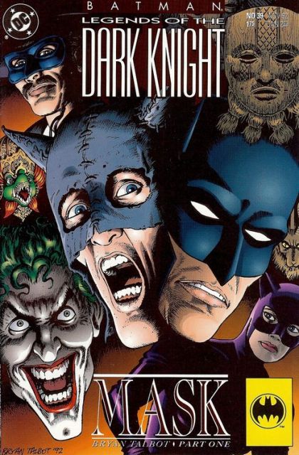Batman: Legends of the Dark Knight Mask, Part One |  Issue#39A | Year:1992 | Series:  | Pub: DC Comics | Direct Edition