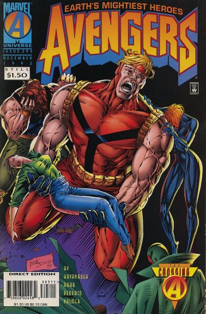 The Avengers, Vol. 1 The Crossing, Part 3 |  Issue#393A | Year:1995 | Series: Avengers | Pub: Marvel Comics | Direct Edition