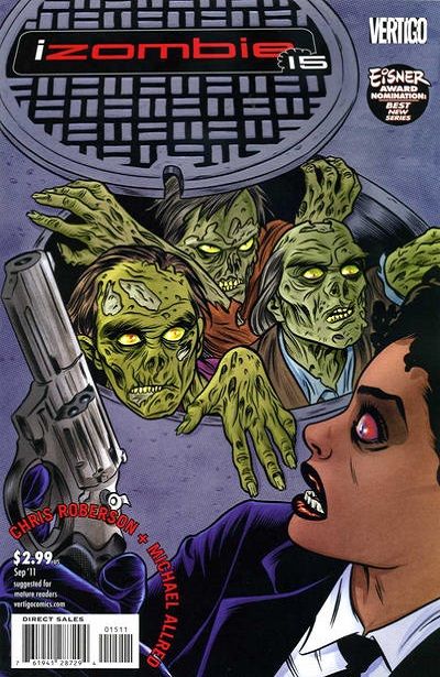 iZombie Going Down |  Issue#15 | Year:2011 | Series:  | Pub: DC Comics |