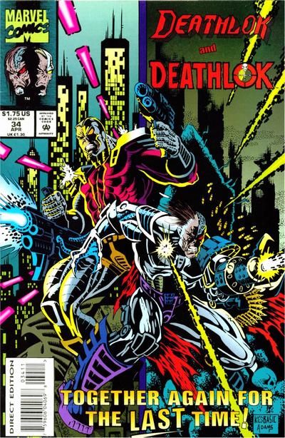 Deathlok, Vol. 2 Cyberstrike, Out of Time |  Issue#34 | Year:1994 | Series: Deathlok | Pub: Marvel Comics |