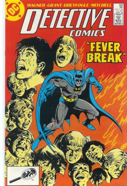 Detective Comics, Vol. 1 Fever Break! |  Issue#584A | Year:1988 | Series: Detective Comics | Pub: DC Comics | Direct Edition