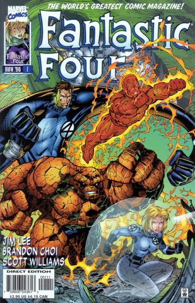 Fantastic Four, Vol. 2 Renaissance |  Issue#1A | Year:1996 | Series: Fantastic Four | Pub: Marvel Comics | Direct Edition