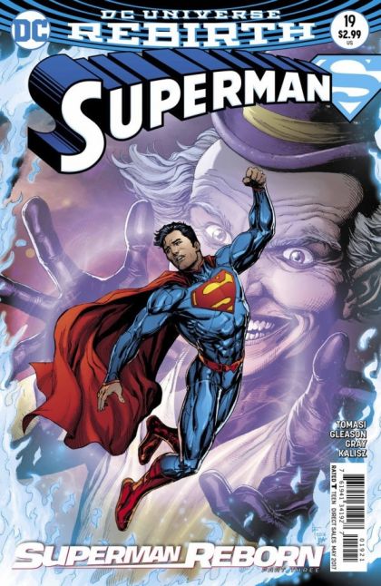 Superman, Vol. 4 Superman Reborn, Part 3 |  Issue#19B | Year:2017 | Series: Superman | Pub: DC Comics | Gary Frank Variant