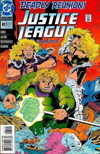 Justice League Europe / International Born of Man and Woman |  Issue#61A | Year:1994 | Series: JLA | Pub: DC Comics | Direct Edition