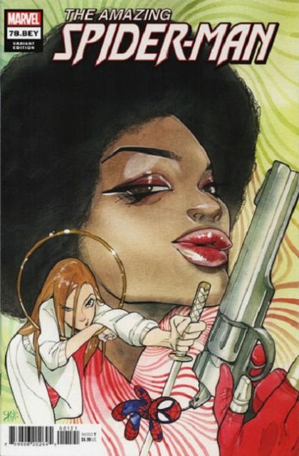 The Amazing Spider-Man, Vol. 5 "Beyond: Tie-In" |  Issue#78.BEY-B | Year:2021 | Series: Spider-Man | Pub: Marvel Comics | Peach Momoko Variant Cover