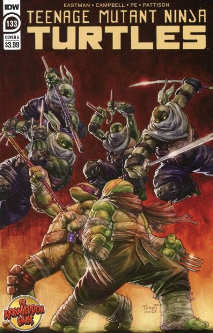 Teenage Mutant Ninja Turtles, Vol. 5 The Armageddon Game  |  Issue#133A | Year:2022 | Series: Teenage Mutant Ninja Turtles | Pub: IDW Publishing | Regular Fero Peniche Cover