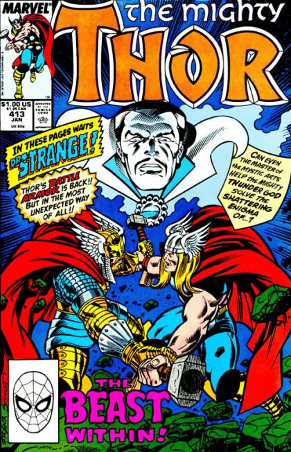 Thor, Vol. 1 Within Me Dwells a Monster |  Issue#413A | Year:1989 | Series: Thor | Pub: Marvel Comics | Direct Edition