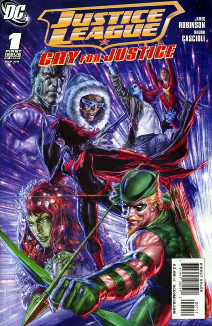 Justice League: Cry For Justice The Beginning |  Issue#1A | Year:2009 | Series: Justice League | Pub: DC Comics | Mauro Cascioli Regular