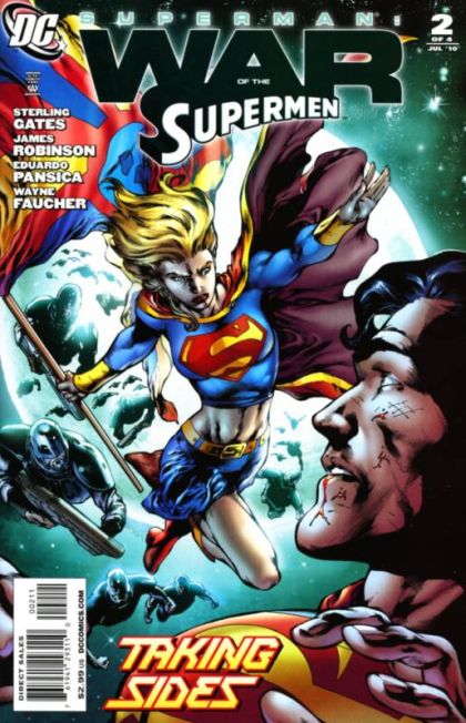 Superman: War of the Supermen War of the Supermen - Part 2: The Battle for Mars |  Issue#2A | Year:2010 | Series: Superman | Pub: DC Comics | Eddy Barrows Regular Cover