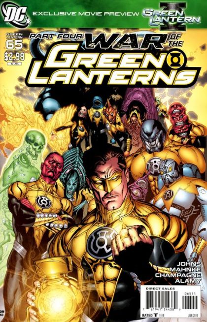 Green Lantern, Vol. 4 War of the Green Lanterns  |  Issue#65A | Year:2011 | Series: Green Lantern | Pub: DC Comics | Doug Mahnke Regular