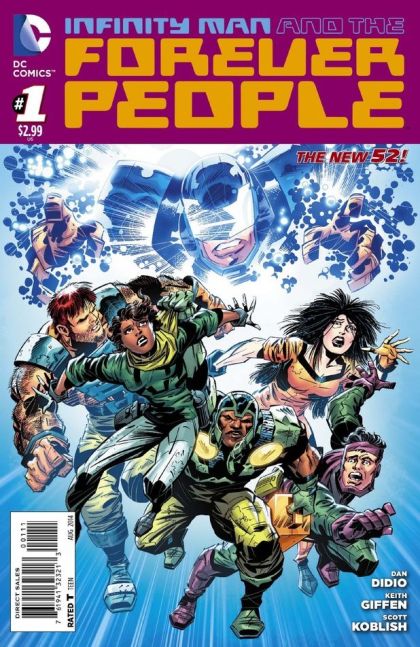 Infinity Man and the Forever People Planet of the Humans |  Issue#1A | Year:2014 | Series:  | Pub: DC Comics | Keith Giffen Regular Cover