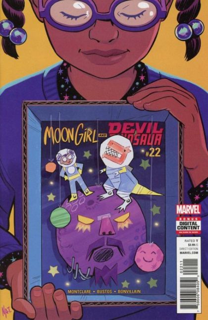 Moon Girl and Devil Dinosaur, Vol. 1 Girl Moon, Part 4: Escape Velocity |  Issue#22 | Year:2017 | Series: Devil Dinosaur | Pub: Marvel Comics |