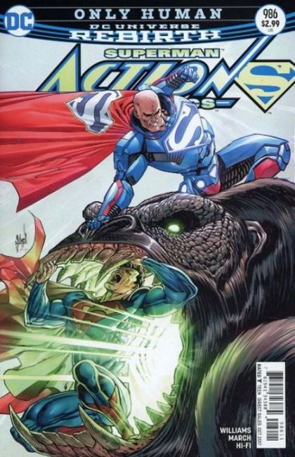 Action Comics, Vol. 3 Only Human, Part 2 |  Issue#986A | Year:2017 | Series: Superman | Pub: DC Comics | Guillem March Regular
