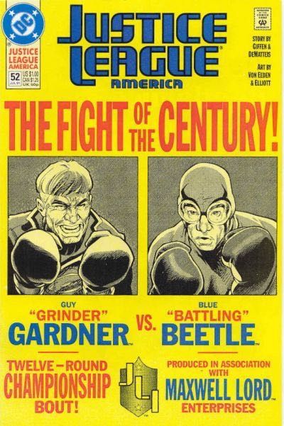 Justice League / International / America The Battle Of The Month? |  Issue#52A | Year:1991 | Series: Justice League | Pub: DC Comics | Direct Edition