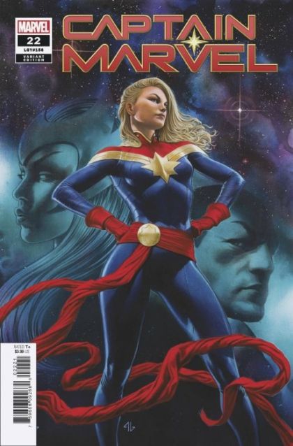 Captain Marvel, Vol. 11 The New World, Part One |  Issue#22B | Year:2020 | Series:  | Pub: Marvel Comics | Adi Granov Variant