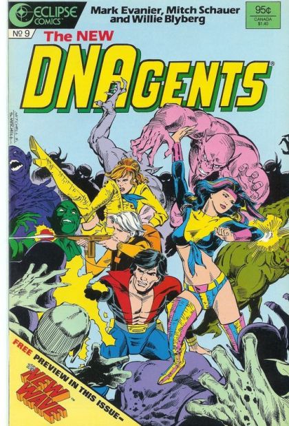 New DNAgents Monster Reich |  Issue#9 | Year:1986 | Series:  | Pub: Eclipse Comics |