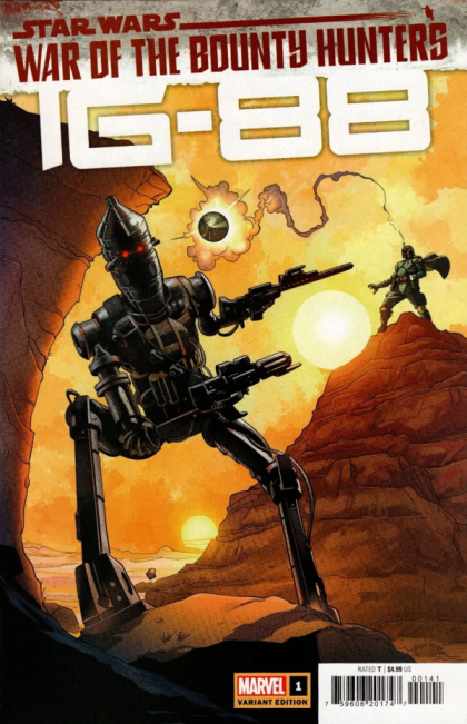 Star Wars: War of the Bounty Hunters - IG-88 War of the Bounty Hunters - Born to Kill |  Issue#1D | Year:2021 | Series: Star Wars | Pub: Marvel Comics | Ray-Anthony Height Incentive Variant (1:25)