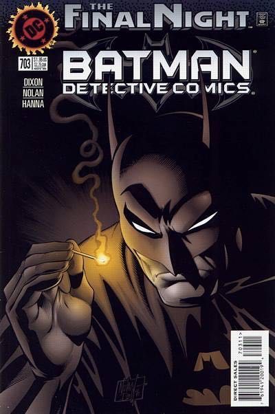 Detective Comics, Vol. 1 Final Night - Howling in the Dark |  Issue#703A | Year:1996 | Series: Detective Comics | Pub: DC Comics | Direct Edition