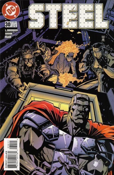 Steel Split Personality |  Issue#30A | Year:1996 | Series:  | Pub: DC Comics | Direct Edition