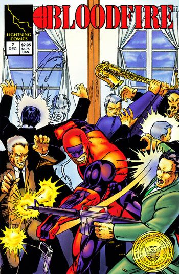 Bloodfire Under Siege! |  Issue#7 | Year:1993 | Series:  | Pub: Lightning Comics |