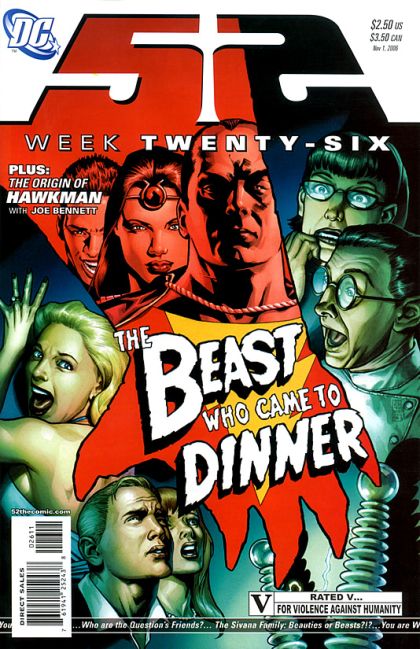 52 52 - Halfway House / The Origin of Hawkman and Hawkgirl |  Issue#26A | Year:2006 | Series:  | Pub: DC Comics | J.G. Jones Regular