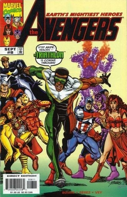 The Avengers, Vol. 3 Turbulence! |  Issue#8A | Year:1998 | Series: Avengers | Pub: Marvel Comics | Direct Edition