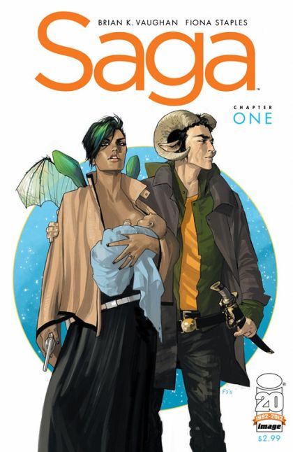 Saga Chapter One |  Issue#1A | Year:2012 | Series:  | Pub: Image Comics | Fiona Staples Regular