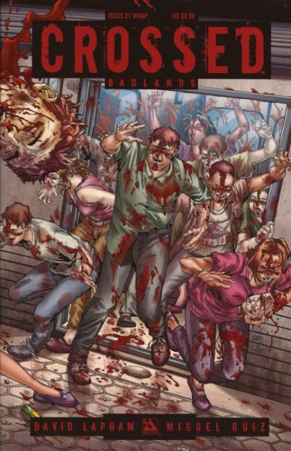 Crossed: Badlands  |  Issue#21B | Year:2013 | Series:  | Pub: Avatar Press | Wrap Cover