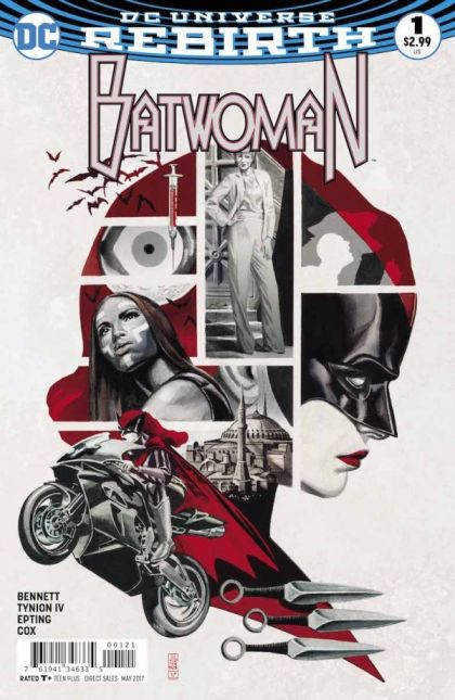 Batwoman, Vol. 2 The Many Arms of Death, Part 1: Sinnerman |  Issue#1B | Year:2017 | Series:  | Pub: DC Comics | Variant JG Jones Cover