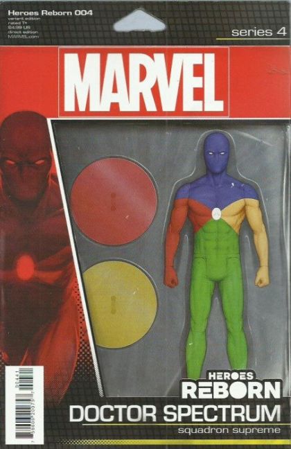 Heroes Reborn, Vol. 2 The Most Hated Man In The Heavens / Born In The Stars |  Issue#4D | Year:2021 | Series:  | Pub: Marvel Comics | Variant John Tyler Christopher Action Figure Cover
