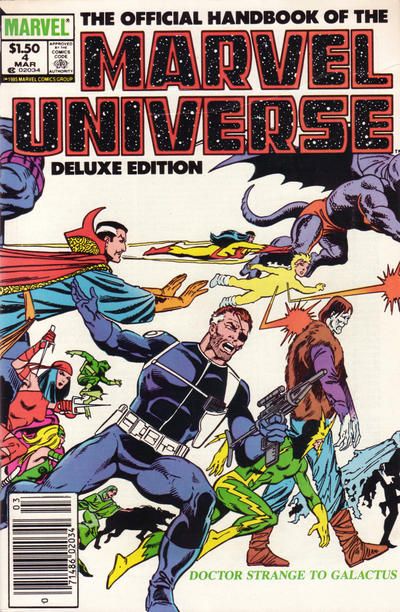 Official Handbook of the Marvel Universe: Deluxe Edition (Vol. 2) Doctor Strange to Galactus |  Issue#4B | Year:1985 | Series: Official Handbook of the Marvel Universe | Pub: Marvel Comics | Newsstand Edition