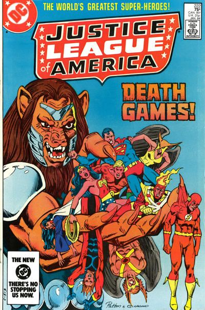 Justice League of America, Vol. 1 Beasts, Death Games |  Issue#222A | Year:1983 | Series: Justice League | Pub: DC Comics | Direct Edition