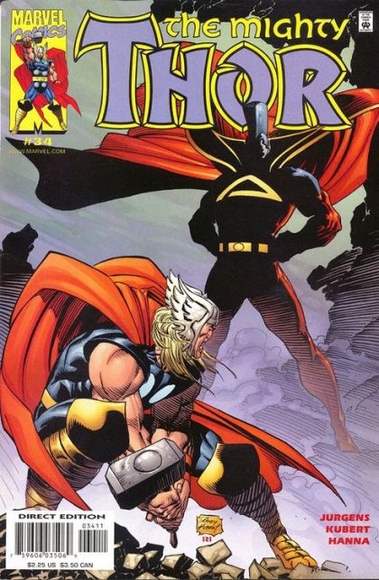Thor, Vol. 2 Man of Tomorrow |  Issue#34A | Year:2001 | Series: Thor | Pub: Marvel Comics | Direct Edition