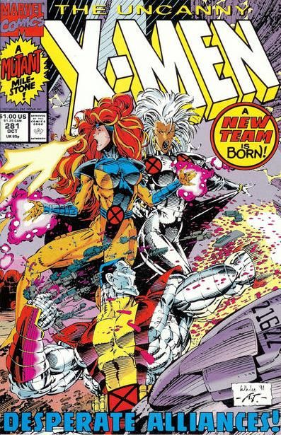 Uncanny X-Men, Vol. 1 Fresh Upstart |  Issue#281A | Year:1991 | Series: X-Men | Pub: Marvel Comics |
