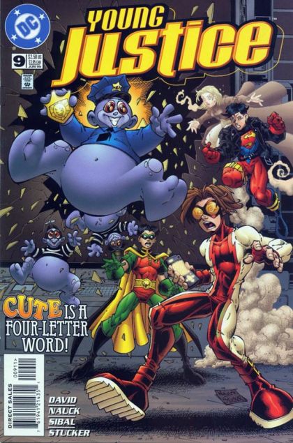 Young Justice, Vol. 1 Thug of War! |  Issue#9A | Year:1999 | Series: Teen Titans | Pub: DC Comics | Direct Edition